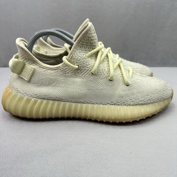 Mens 8 / Womens 9 adidas Yeezy Boost 350 V2 'Butter' Shoes Athletic Kanye 2018 - Picture 1 of 10